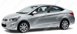 Hyundai Accent/Solaris (11-), Лобове скло