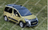 Citroen Berlingo (08-), Бокове скло права сторона 