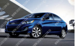 Hyundai Accent/Solaris (11-), Лобове скло