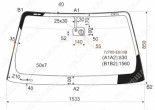 Nissan Pathfinder R51/Navara D40/Frontier/X-Terra (05-), Лобовое стекло