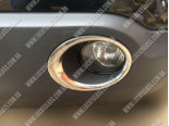 Nissan Qashqai 2006-2010 обводка противотуманок (нерж. сталь)