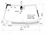 BMW 7 (E65) (02-08), Лобовое стекло