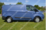 Ford Transit Custom (13-), Бокове скло права сторона 