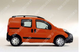 Citroen Nemo (08-), Бокове скло права сторона 