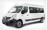 Nissan NV400 (10-), Бокове скло права сторона 