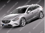 Mazda 6 (13-), Лобове скло