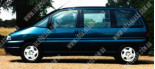 Fiat Scudo (96-06), Боковое стекло левая сторона