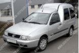 VW Caddy (96-04), Бокове скло права сторона