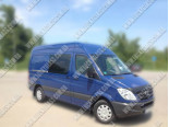 VW Crafter (06-), Бокове скло права сторона 