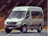 VW Crafter (06-), Бокове скло права сторона 