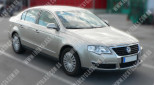 VW Passat B6/B7 (05-), Бокове скло права сторона 