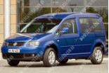 VW Caddy (04-), Бокове скло ліва сторона